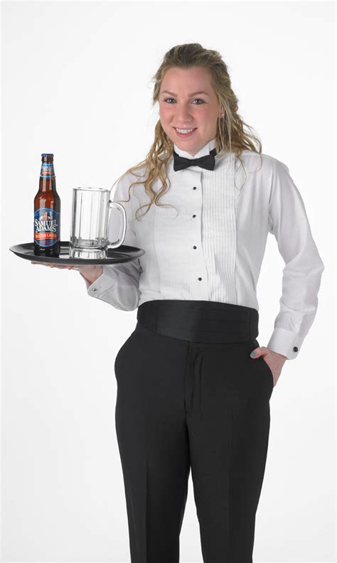 Banquet Server Uniform Package with Cummerbund – Prodigy Uniforms ...