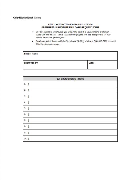 Free 49 Sample Employee Request Forms In Pdf Ms Word Excel