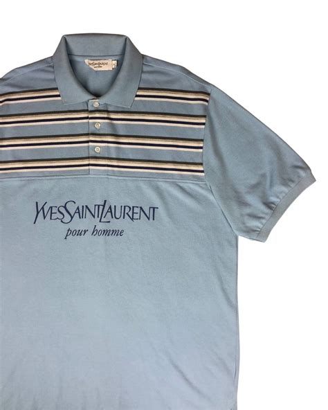 Ysl Pour Homme YSL Polo Yves Saint Laurent Logo Grailed