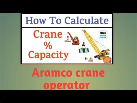 How To Calculate Crane Percentage Capacity Crane Load Capacity