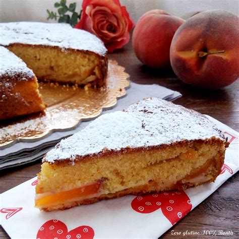 Torta Allo Yogurt E Pesche Senza Glutine E Sofficissima