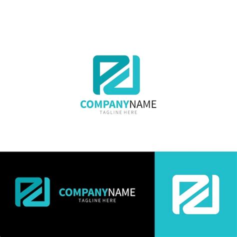 Mod Le De Conception Du Logo De La Lettre Pd Vecteur Premium