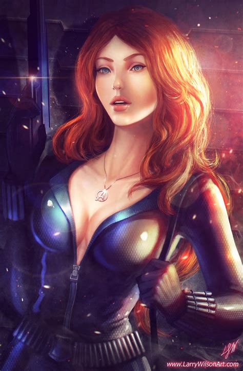 Black Widow The Avengers By Larrywilson On Deviantart