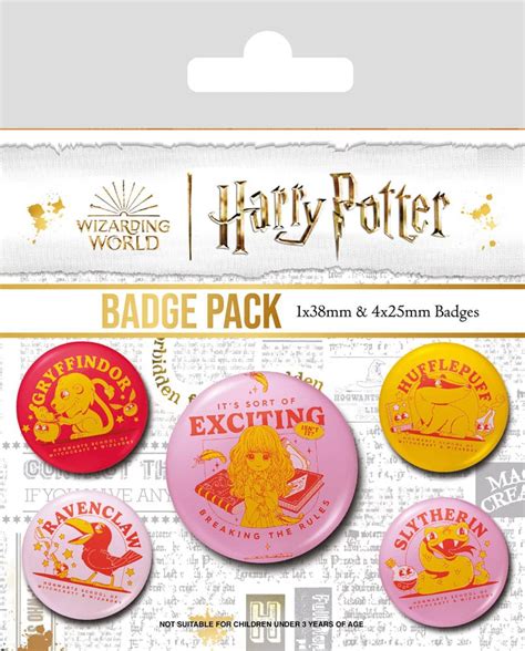 Harry Potter Pack Chapas Witty Witchcraft Comprar En Collector U