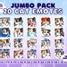 Calico Cat Emotes Twitch JUMBO Pack 20 Calico Cat Twitch Emotes Twitch