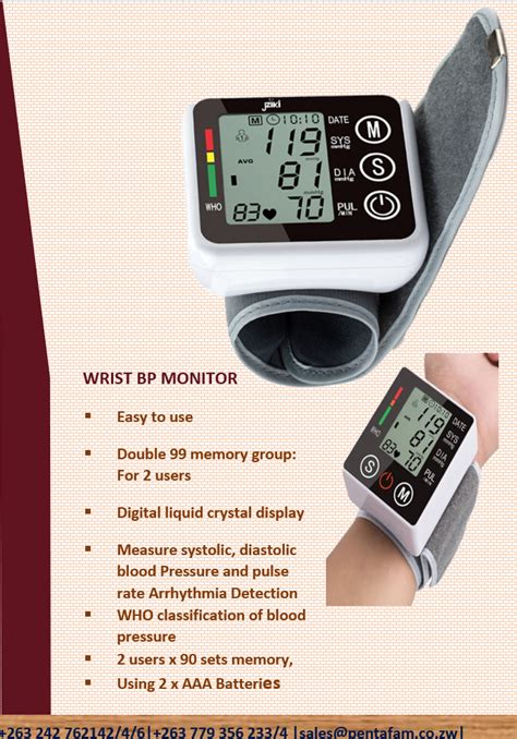 Wrist Bp monitor | Pentafam