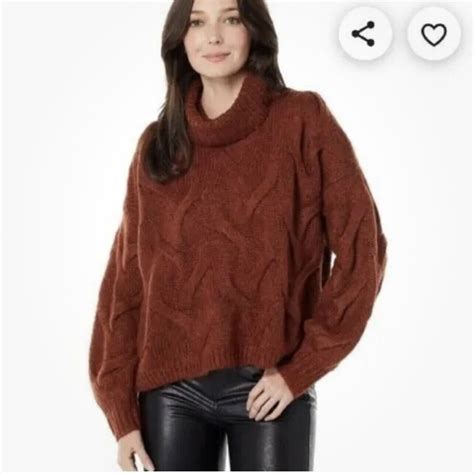 Madewell Somervell Modern Cable Turtleneck Sweater Size XXS NC719 EBay