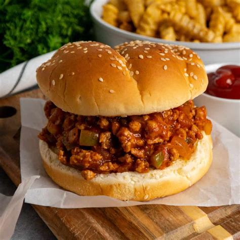 Easy Ground Turkey Sloppy Joes Recipe