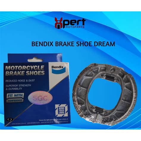 ORIGINAL BENDIX MOTORCYCLE BRAKE SHOE XRM DREAM WAVE 110 Shopee