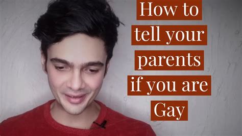 Tips To Tell Your Parents That You Are Gay YouTube