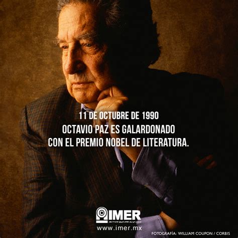 11 De Octubre Octavio Paz Recibe El Premio Nobel De Literatura IMER