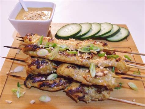 La Fabrique Gourmande Brochette De Poulet Tha Satay Et Sa Sauce