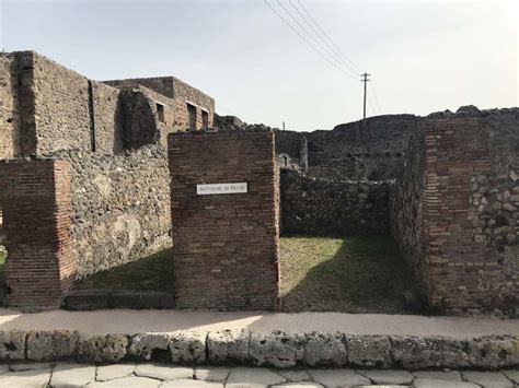 Ix On Right Pompeii April Entrance Doorway On East Side Of