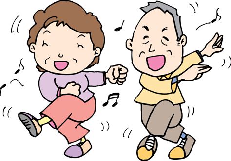 Dancing Seniors (#2) - Openclipart