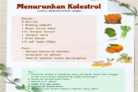 Resep Alami Turunkan Gejala Kolesterol Tinggi Ala Dr Zaidul Akbar