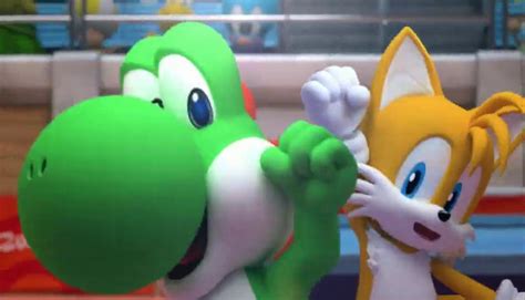 File M Satog Intro Yoshi And Tails Png Super Mario Wiki The Mario