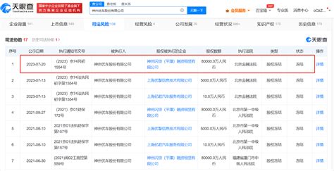 神州优车所持8亿股权被冻结 神州优车被冻结8亿股权 Donews快讯