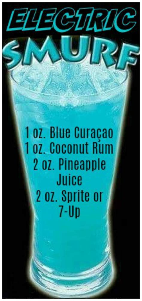 Electric Smurf Drink Recipe | Bryont Blog