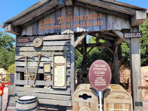 PHOTOS: Big Thunder Mountain Railroad Closed for Refurbishment at ...