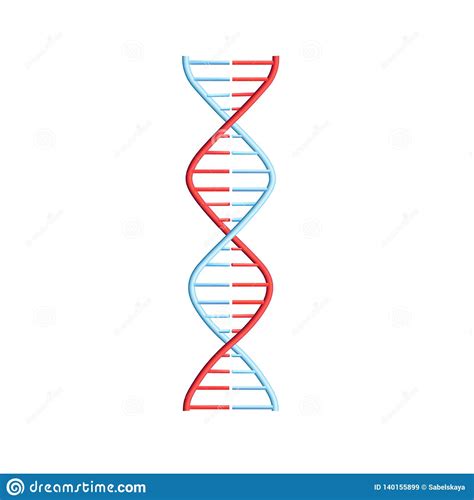 Código Genético Del Espiral De La Hélice De La Molécula De La DNA Del