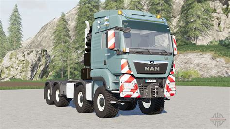 Man Tgs X Lx Cab Tractor Truck For Farming Simulator