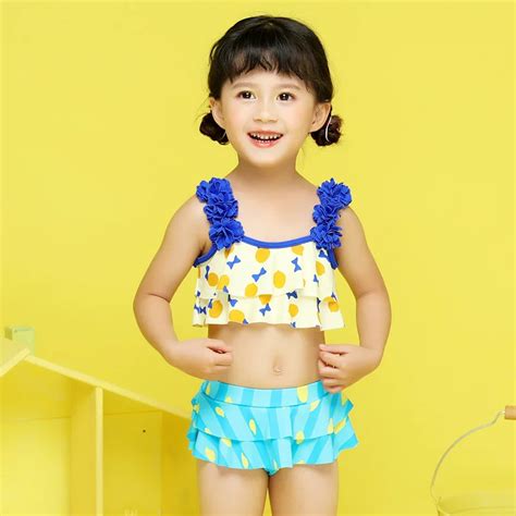 Summer Cute Bathing Suits For Kids Two Piece Suits For Girl Swimsuit