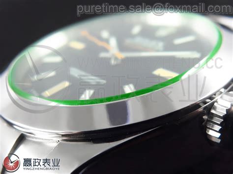 实拍顶级YZ劳力士MILGAUSS M116400 绿玻璃 真正绿玻璃 全高清大图价格评测视频购买渠道大全 嬴政表业