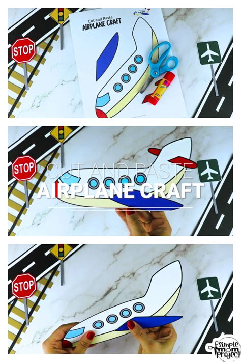 Printable Airplane Craft Template Simple Mom Project