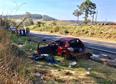 Motorista morre após carro capotar em trecho da PR 170 em Guarapuava