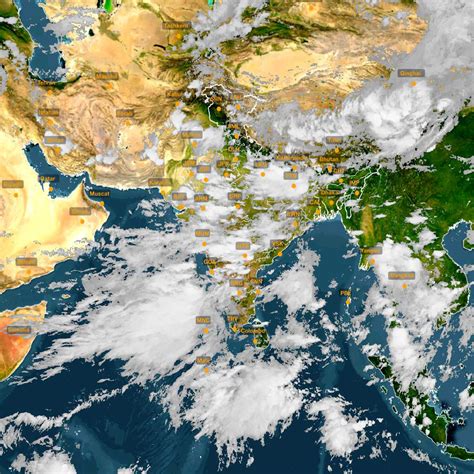 Live Weather Satellite Map Of India