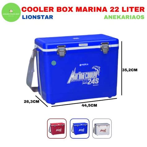 Jual Marina Cool Box Ice Cooler Box Kotak Es 24 S Lion Star 22 Liter