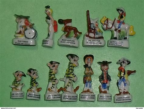 Dessins animés TB124 Fève Série de fèves complète lucky luke