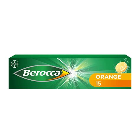 Buy Berocca C Effervescent S With Magnesium B12 B Complex Orange