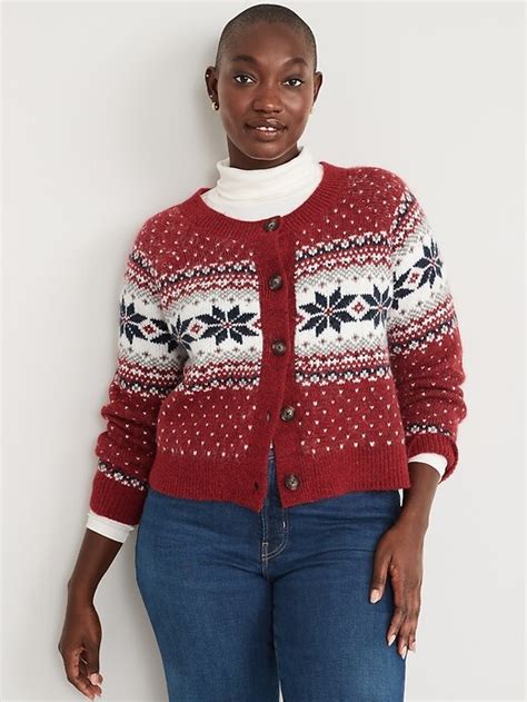 Matching Holiday Fair Isle Cardigan Sweater Old Navy