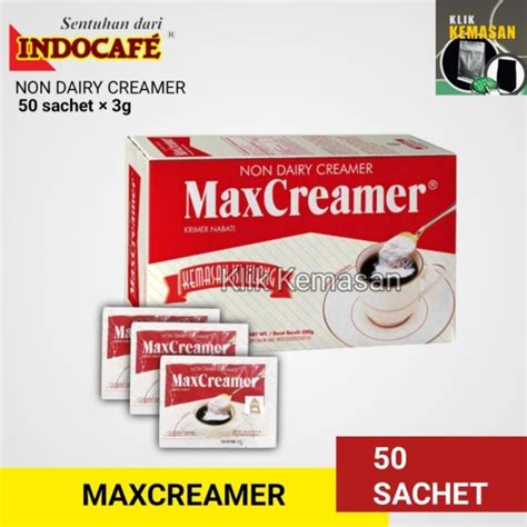 Jual Isi 50 Pcs Max Creamer Sachet 3 Gram Maxcreamer Sachet Krimer Max