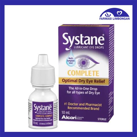 Alcon Systane Eye Drops Ultrabalancecompletehydrationgellubricant Farmasi Limbongan