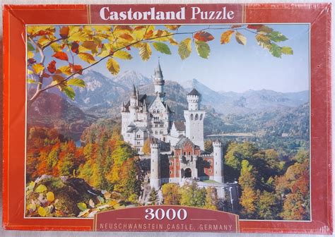 3000 Castorland Neuschwanstein Castle Germany Rare Puzzles