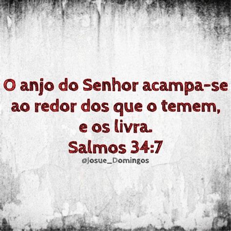 Salmos 34 7 Salmo 34 Salmos Sábias palavras