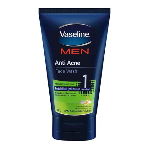 Buy Vaseline Men Anti Acne Face Wash 100gm Online at Special Price in ...