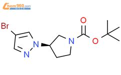 Tert Butyl R 3 4 Bromo 1H Pyrazol 1 Yl Pyrrolidine 1 Carboxylate