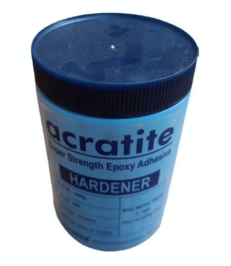 Black Acratite Epoxy Resin Hardener Packaging Type Plastic Bottle