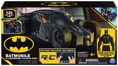 Batman Batmobile Zdalnie Sterowany Pojazd Rc Samoch D Auto I Figurka Dc