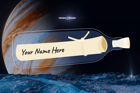 NASA invites you to send your name to Jupiter's moon Europa, inside a ...