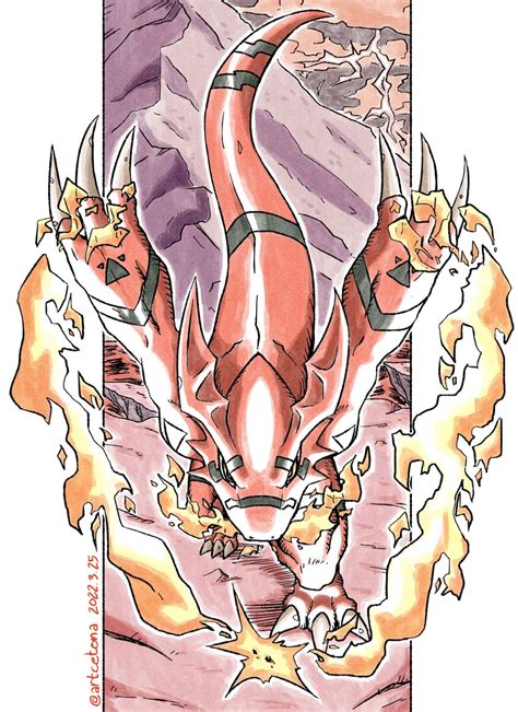 Guilmon X Antibody Digimon Drawn By Artcetona Danbooru