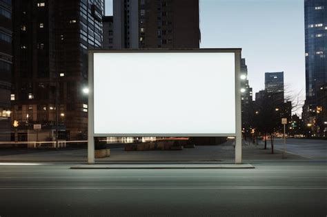 Hay Una Gran Valla Publicitaria Al Costado De La Carretera Generativa