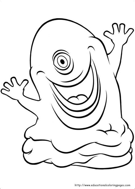 Monsters Aliens Coloring Educational Fun Kids Coloring Pages And