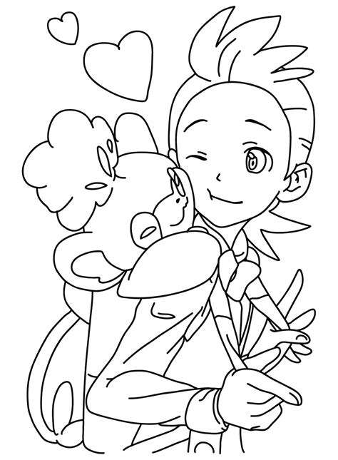 Coloring Page Cilan Pokemon Free Printable Coloring Pages The Best