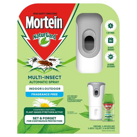 Mortein Naturgard Prime Multi Insect Automatic Spray Household Pest