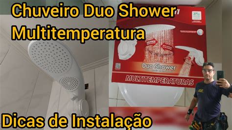 Como Instalar Chuveiro Duo Shower Multitemperatura Lorenzetti Youtube