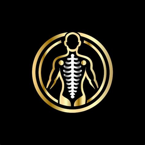 Premium Vector Human Spine Icon Vector Illustration Of A Human Spinal